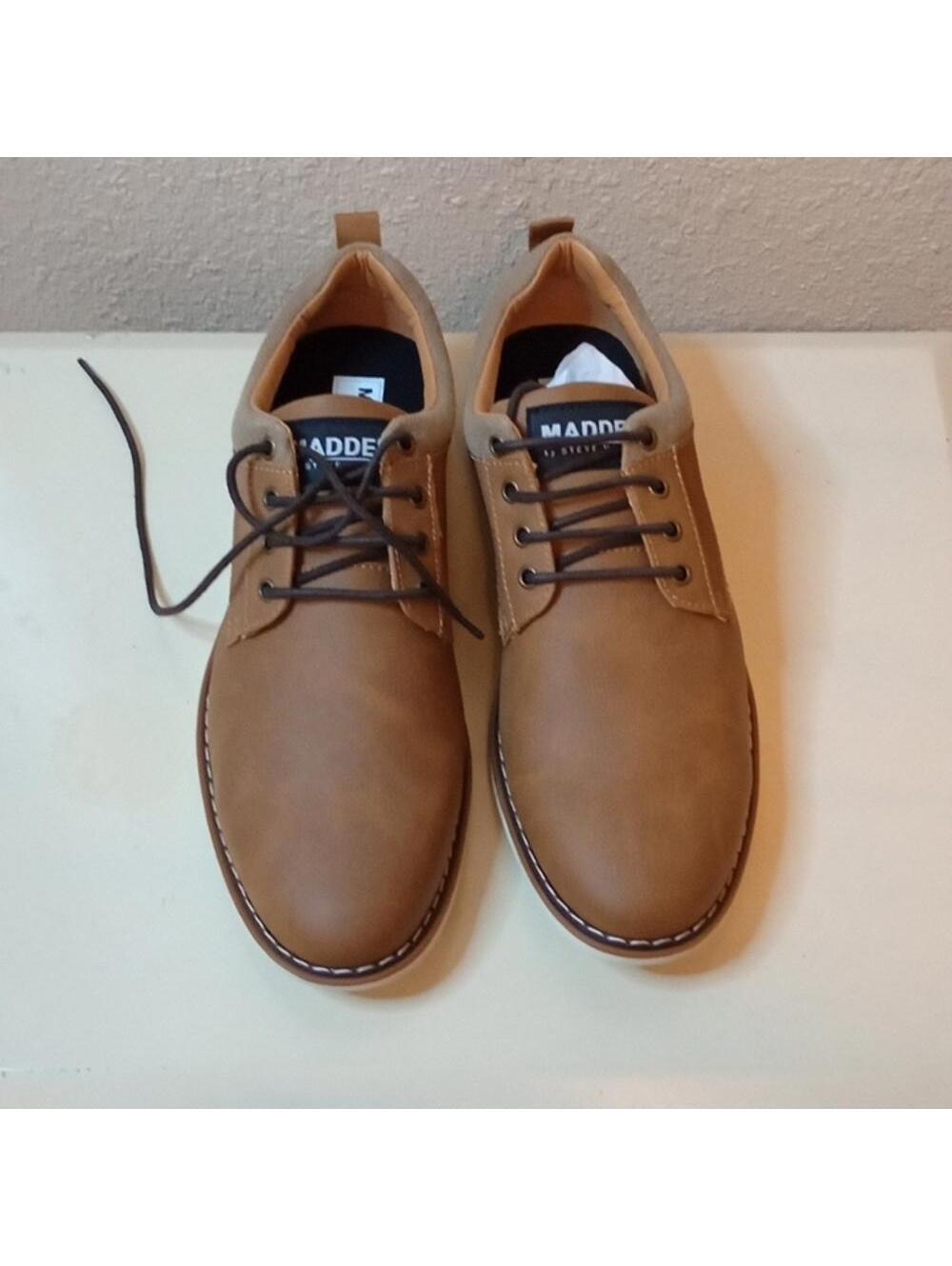 Madden Men’s M‑LANTAN Oxford Tan Nubuck 8.5